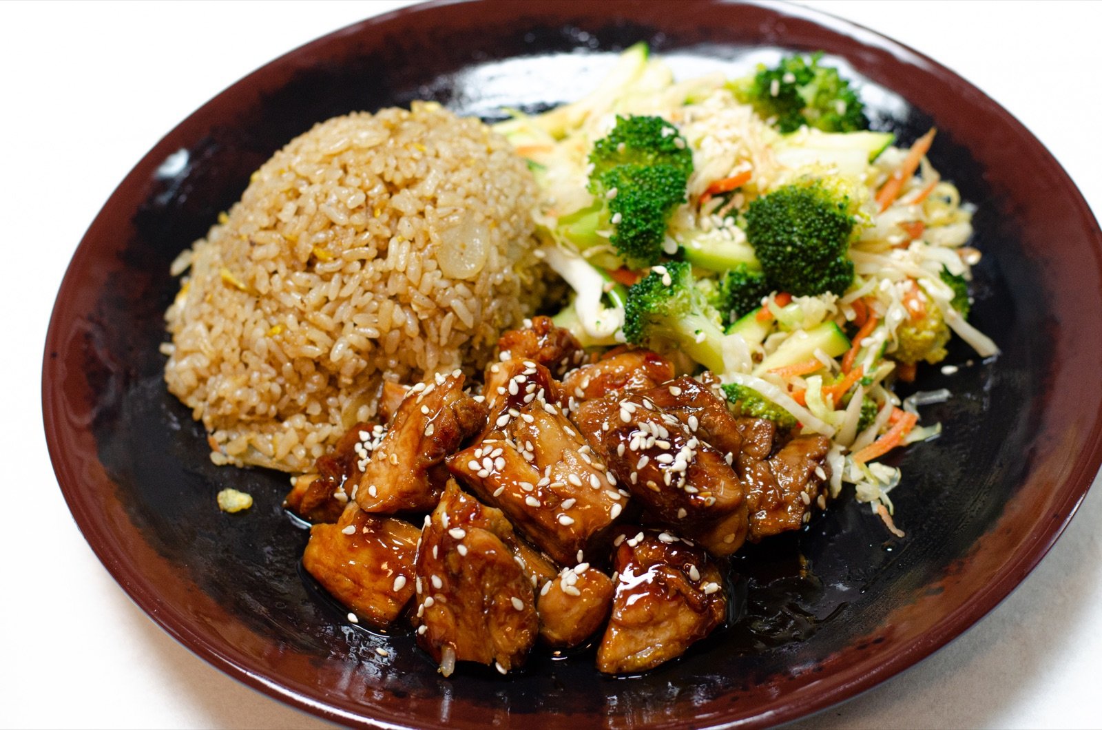 Hibachi sesame chicken