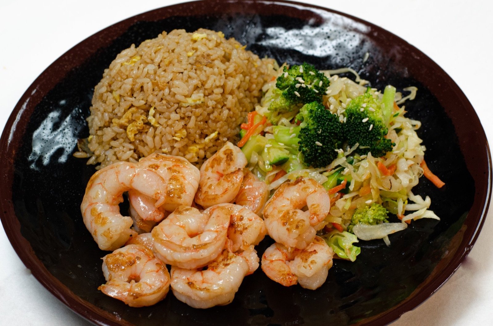 Shrimp hibachi plate
