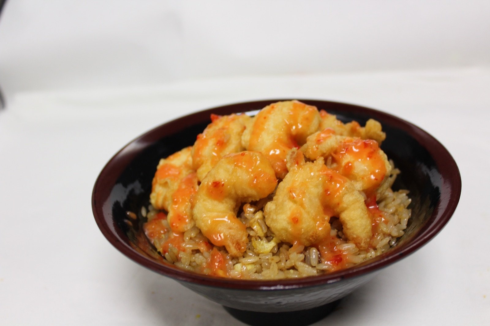 Tempura shrimp bowl